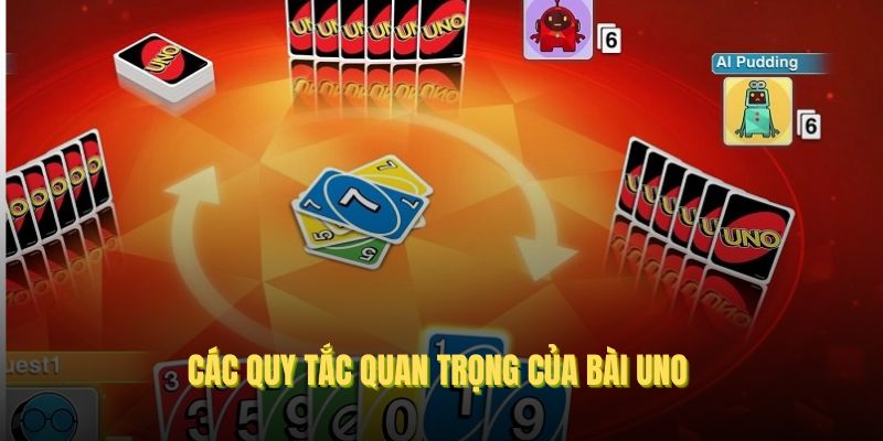Các quy tắc quan trọng của bài UNO tại cổng game bài đổi thưởng trực tuyến